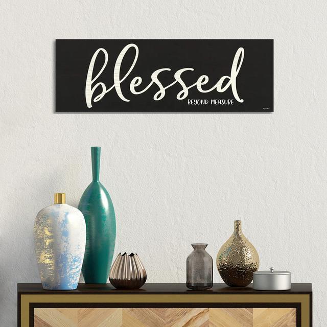 Blessed Ebern Designs Format: Leinen, Größe: 30,48 cm H x 91,44 cm B x 1,91 cm T on Productcaster.