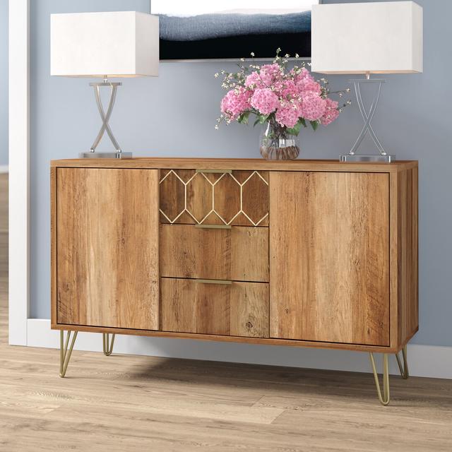 Xavier 114 Cm Wide 3 Drawer Sideboard Etta Avenue on Productcaster.