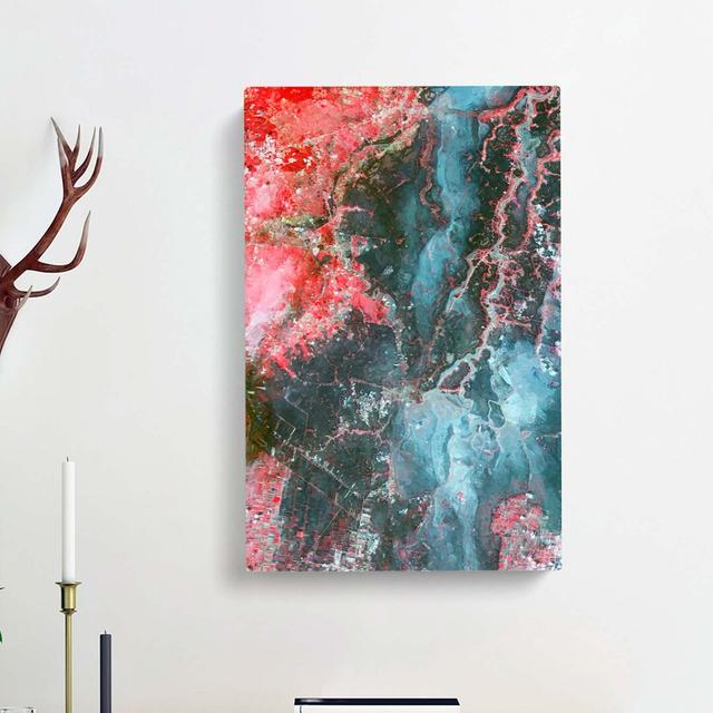 Universe In Abstract Vol.30 - Wrapped Canvas Print East Urban Home Size: 60cm H x 40cm W x 3cm D on Productcaster.