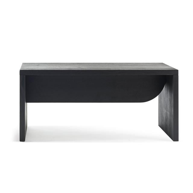 Solid Wood Bench Atipico Colour: Black on Productcaster.