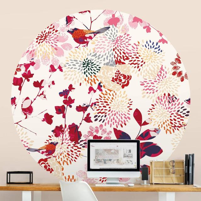 Harkness Matte Peel & Stick Mural Rosalind Wheeler Size: 150cm L x 150cm W on Productcaster.