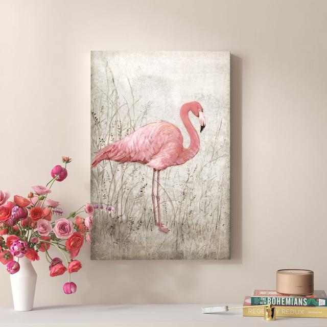 American Flamingo I by Timothy O' Toole - Painting Willa Arlo Interiors Format: Wrapped Canvas, Size: 122cm H x 81cm W on Productcaster.