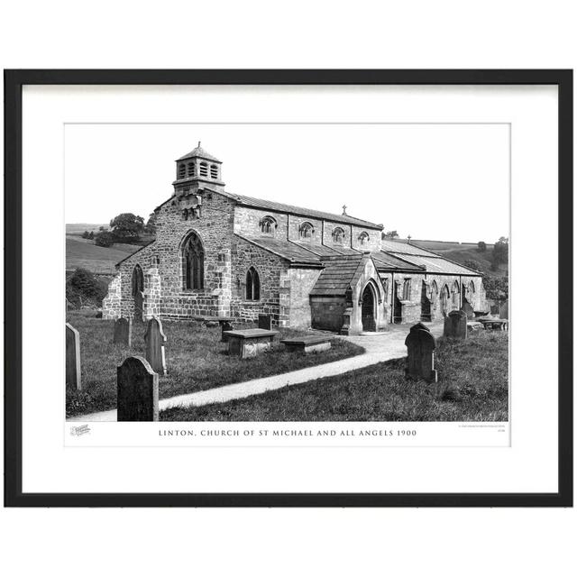 'Linton, Church of St Michael and All Angels 1900' - Picture Frame Photograph Print on Paper The Francis Frith Collection Size: 45cm H x 60cm W x 2.3c on Productcaster.