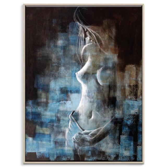 Solitude-Giclee by Jennifer Webb Art Print Wrapped on Canvas Artist Lane Frame Options: Light Brown on Productcaster.