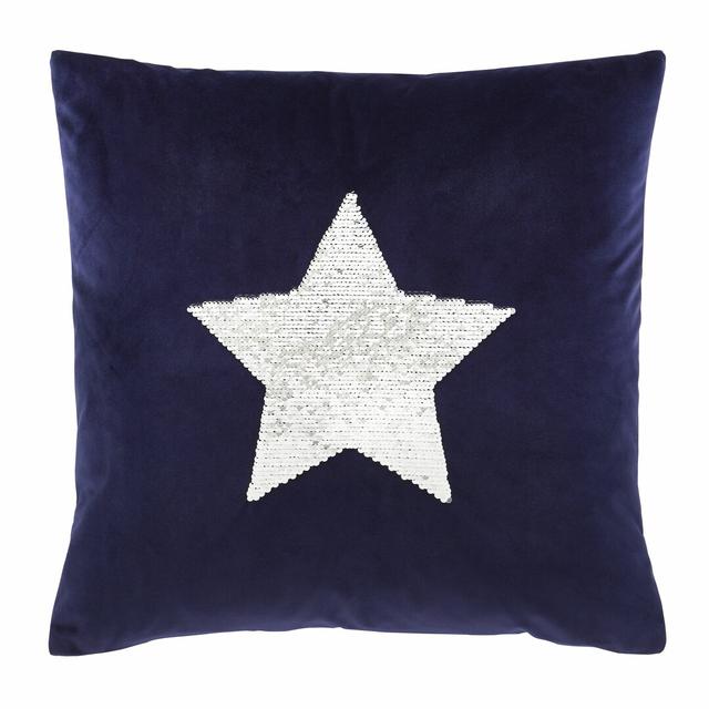 Sequin Star Cushion Catherine Lansfield on Productcaster.