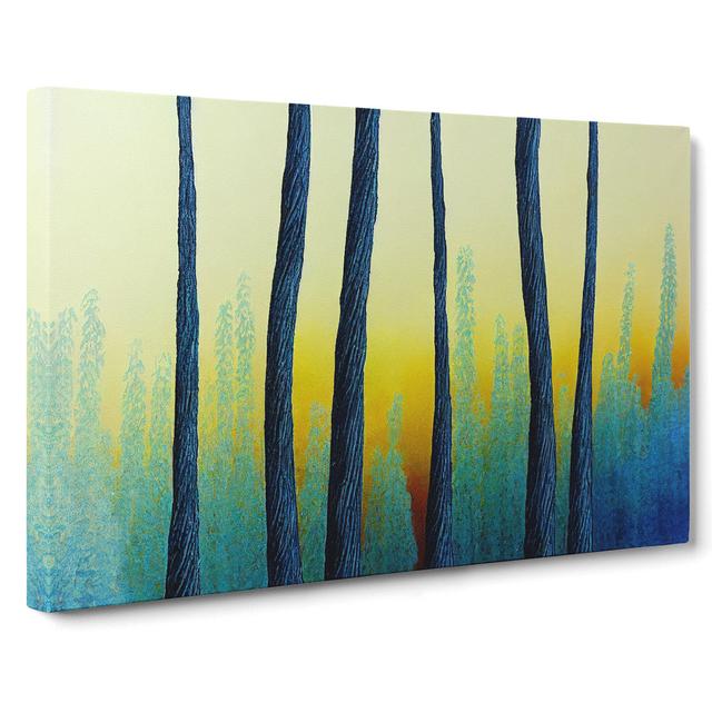 Majestic Weeping Willow Trees - Wrapped Canvas Print ClassicLiving Size: 50cm H x 76cm W x 3cm D on Productcaster.