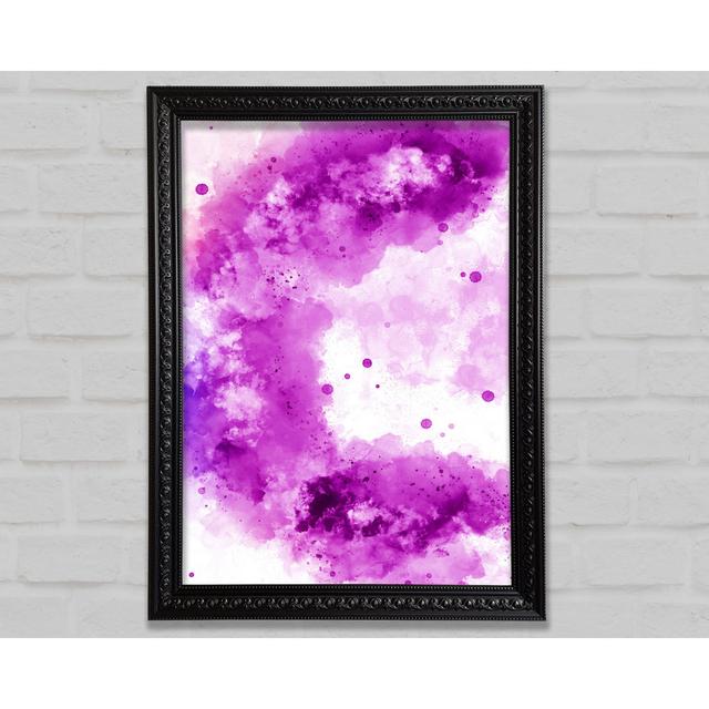 Purple Clouds Framed Print Ivy Bronx Size: 118.9cm H x 84.1cm W on Productcaster.