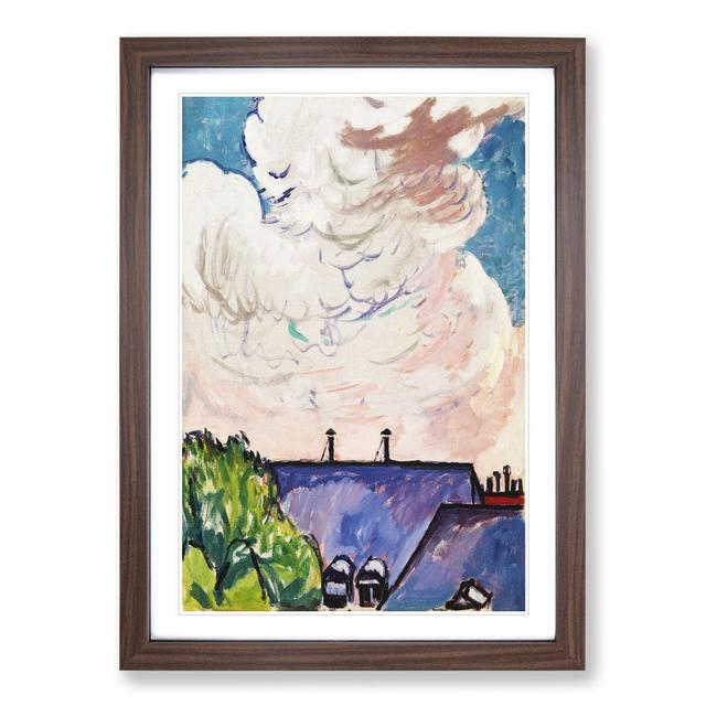 Clouds by Henry Lyman Sayen - Picture Frame Painting East Urban Home Size: 65cm H x 48cm W x 2cm D, Frame Option: Walnut Framed on Productcaster.