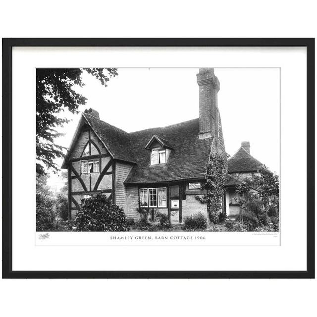 'Shamley Green, Barn Cottage 1906' by Francis Frith - Picture Frame Photograph Print on Paper The Francis Frith Collection Size: 28cm H x 36cm W x 2.3 on Productcaster.