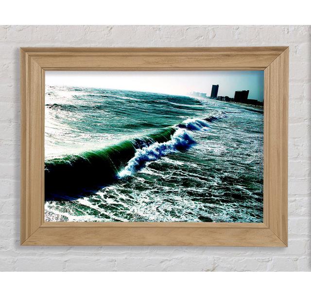 City Ocean - Single Picture Frame Art Prints Bright Star Size: 42cm H x 59.7cm W x 8cm D on Productcaster.