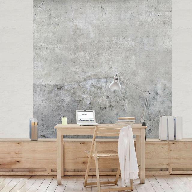 Shabby Concrete Look 2.4m x 240cm Wallpaper East Urban Home on Productcaster.