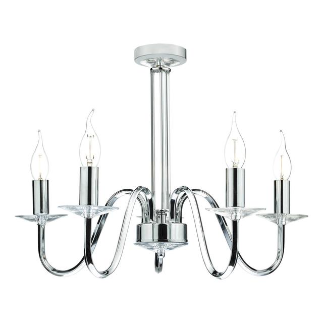 Milla 5-Light Candle-Style Chandelier Marlow Home Co. on Productcaster.