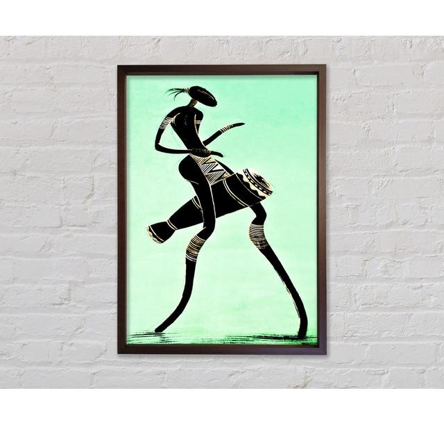 African Tribal Dancer - Single Picture Frame Art Prints on Canvas Bright Star Size: 118.9cm H x 84.1cm W x 3.3cm D on Productcaster.