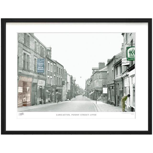 'Lancaster, Penny Street C1950' - Picture Frame Photograph Print on Paper The Francis Frith Collection Size: 28cm H x 36cm W x 2.3cm D on Productcaster.