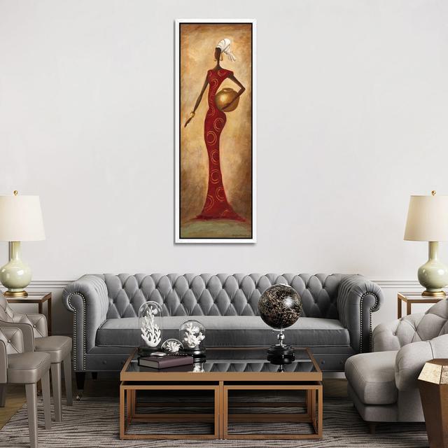 Grace by Megan Meagher - Panoramic Gallery-Wrapped Canvas Giclée on Canvas Langley Street Format: White Framed, Size: 182.88cm H x 60.96cm W on Productcaster.