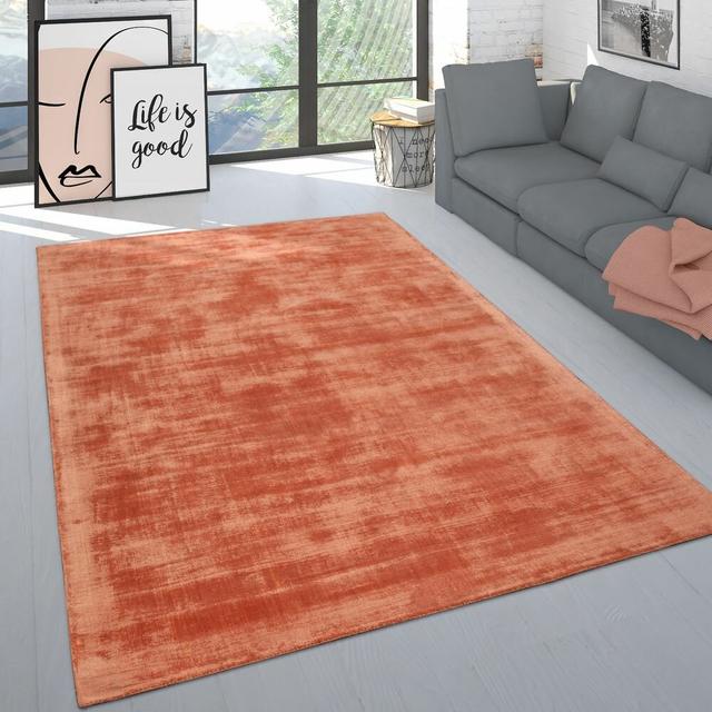 Thaxted Flatweave Apricot Rug Canora Grey Rug Size: Rectangle 120 x 170cm on Productcaster.