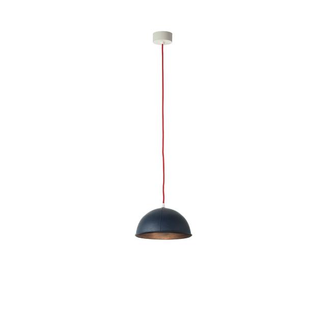 Be.pop 1-Light Dome Pendant In-es.artdesign Finish: Red, Shade Colour: Black on Productcaster.