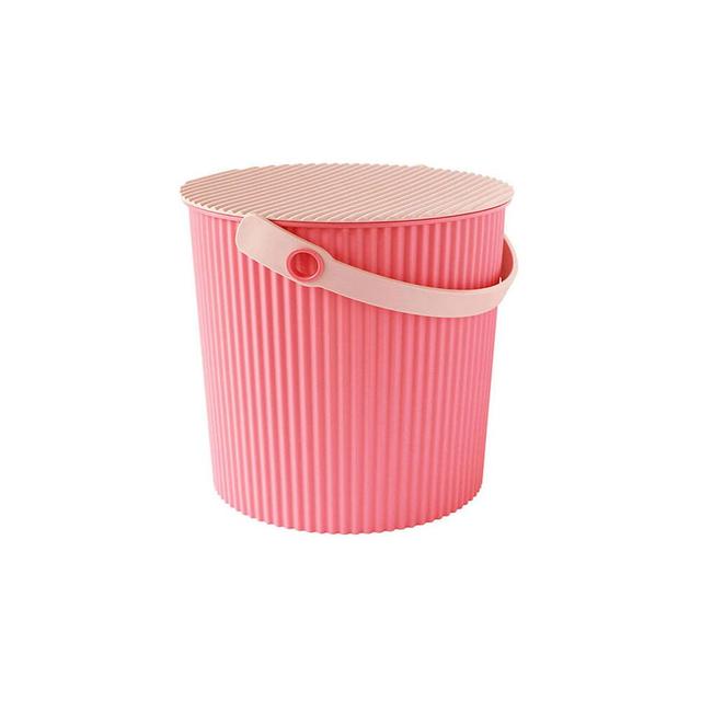 Omnioutil Plastic Bucket Symple Stuff Colour: Dark Pink/Light Pink on Productcaster.