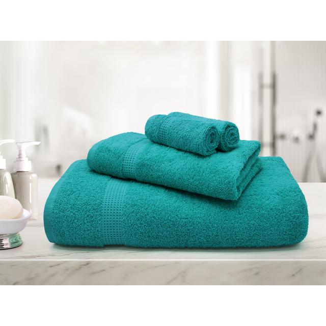 Perdew Bath Towels - Set of 4 17 Stories Colour: Jade on Productcaster.