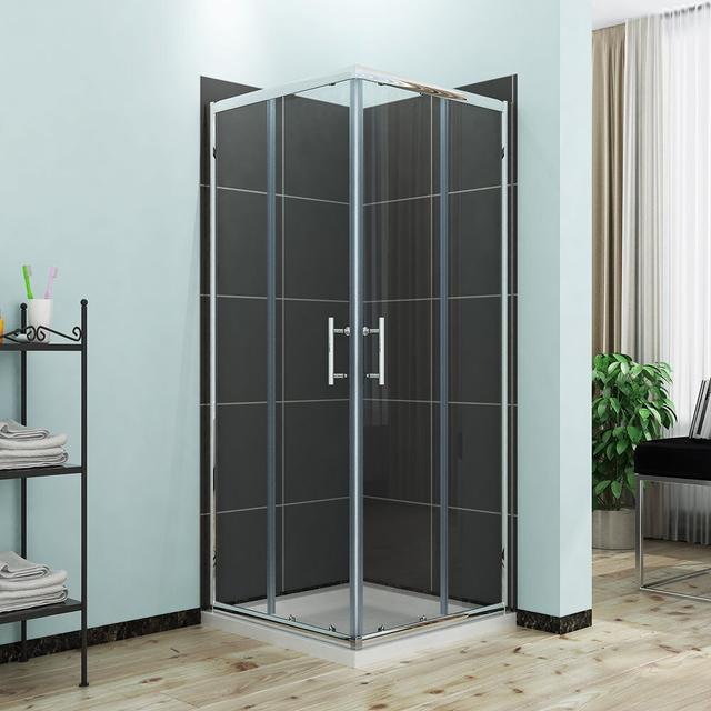 Rohrbach Rectangular Shower Enclosure Belfry Bathroom Size: 1850mm H x 800mm W x 700mm D on Productcaster.