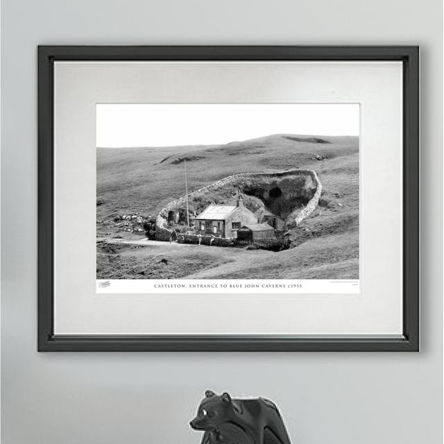 Castleton, Entrance to Blue John Caverns C1955' - Picture Frame Photograph Print on Paper The Francis Frith Collection Size: 28cm H x 36cm W x 2.3cm D on Productcaster.