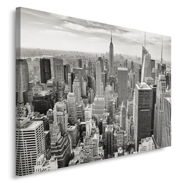 New York 3 - Wrapped Canvas Panting Print Latitude Run Size: 80cm H x 120cm W on Productcaster.