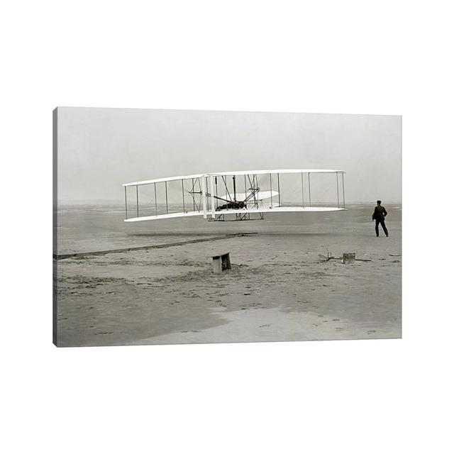 The Wright Brothers - First Flight House of Hampton Size: 45.72cm H x 66.04cm W x 1.905cm D on Productcaster.