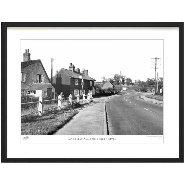 'Martlesham, the Street C1955' by Francis Frith - Picture Frame Photograph Print on Paper The Francis Frith Collection Size: 28cm H x 36cm W x 2.3cm D on Productcaster.