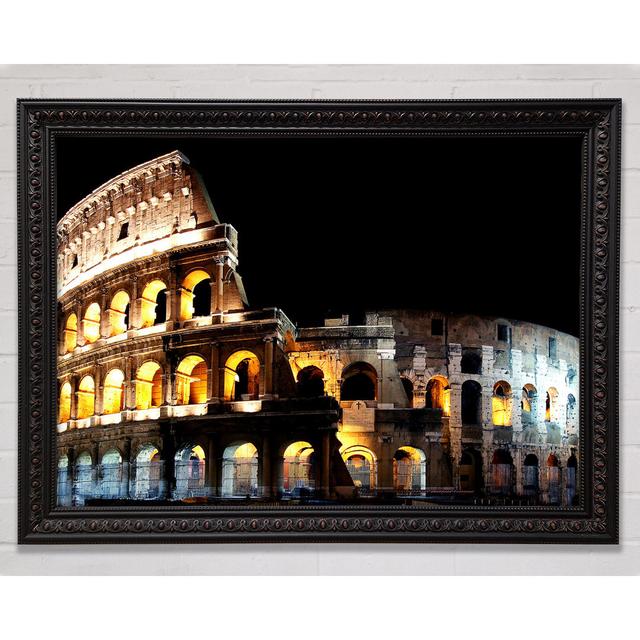 Lights Of The Colosseum - Print Ebern Designs Size: 84.1cm H x 118.9cm W x 3cm D on Productcaster.