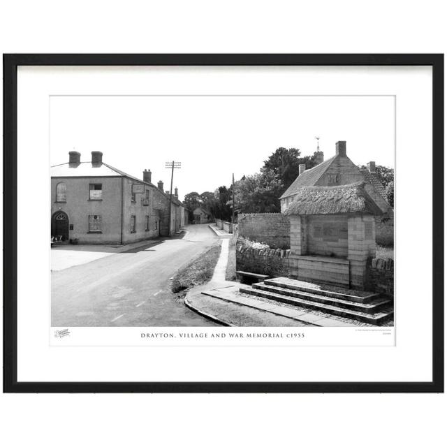 'Drayton, Village and War Memorial C1955' - Picture Frame Photograph Print on Paper The Francis Frith Collection Size: 40cm H x 50cm W x 2.3cm D on Productcaster.