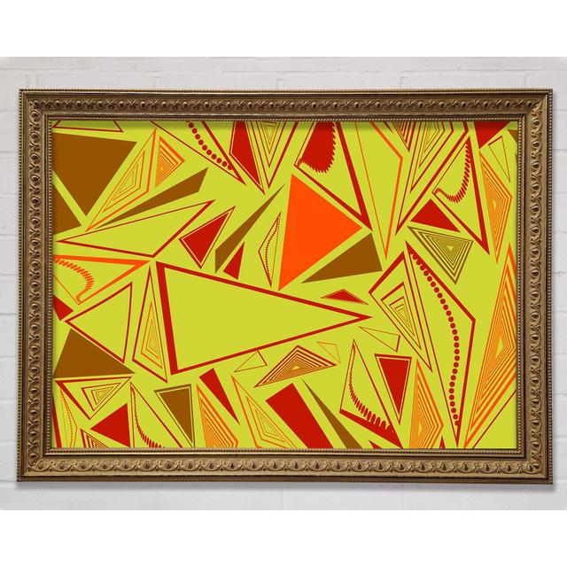 Shards Framed Print Ivy Bronx Size: 21cm H x 29.7cm W x 3cm D on Productcaster.