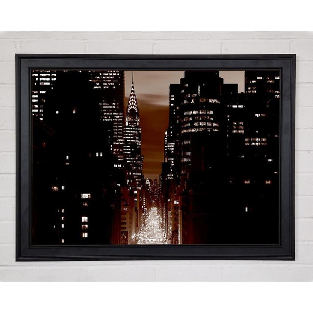 New York City 5Th Avenue - Druck Ebern Designs Größe: 42cm H x 59,7cm B on Productcaster.