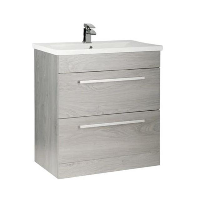 Clifton 800mm Free Standing Single Bathroom Vanity with Vitreous China Basin Bedford Sheds on Productcaster.