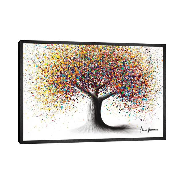 Rainbow Soul Tree by Ashvin Harrison - Art Print Zipcode Design Size: 101.6cm H x 152.4cm W x 3.81cm D, Format: Black Framed on Productcaster.