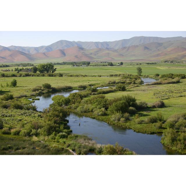 Silver Creek In Idaho by Christiannafzger - Wrapped Canvas Print Alpen Home Size: 61cm H x 91cm W on Productcaster.