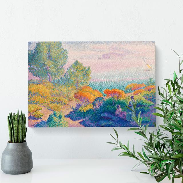 Two Women by Henri-Edmond Cross - Wrapped Canvas Painting East Urban Home Size: 35cm H x 50cm W x 3cm D on Productcaster.