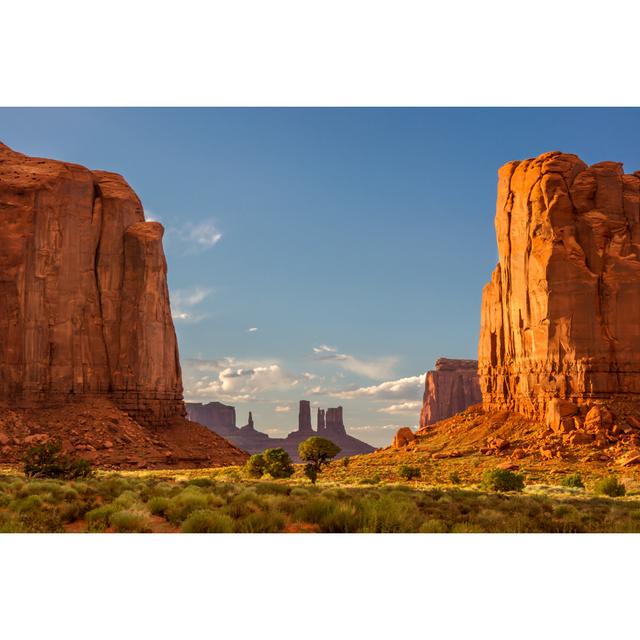 Pulmeria Mounment Valley by Woodkern - Wrapped Canvas Print Natur Pur Size: 20cm H x 30cm W x 3.8cm D on Productcaster.