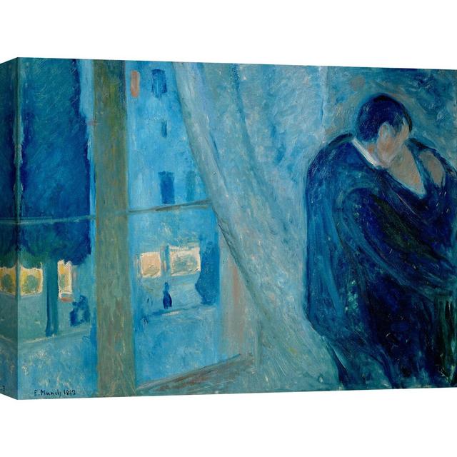 Leinwandbild The Kiss von Edvard Munch Rosalind Wheeler Größe: 90 cm H x 120 cm B x 4 cm T on Productcaster.