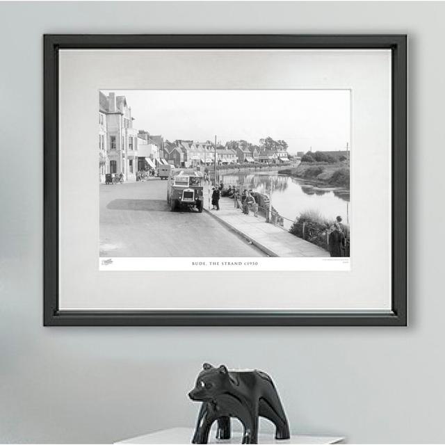 'Bude, the Strand C1950' - Picture Frame Photograph Print on Paper The Francis Frith Collection Size: 60cm H x 80cm W x 2.3cm D on Productcaster.