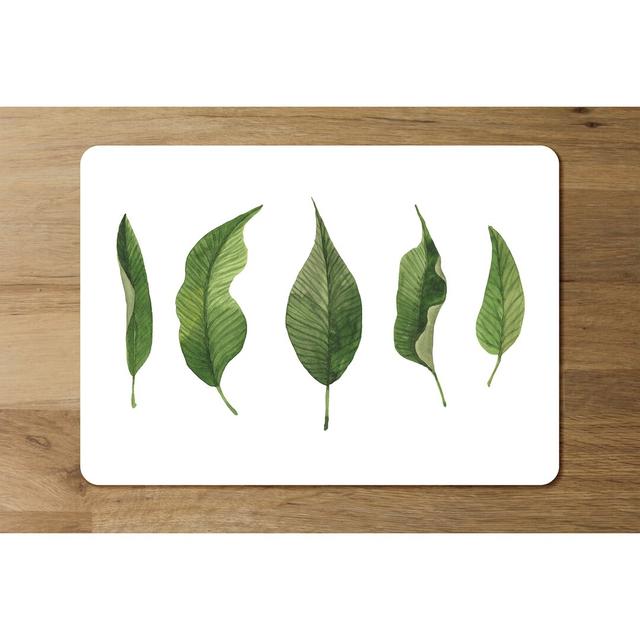 Doubler Selection of Leaves Placemat (Set of 6) East Urban Home on Productcaster.