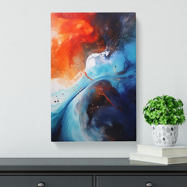 Cosmos Gestural No.2 - Art Prints Metro Lane Size: 60cm H x 40cm W x 3cm D on Productcaster.