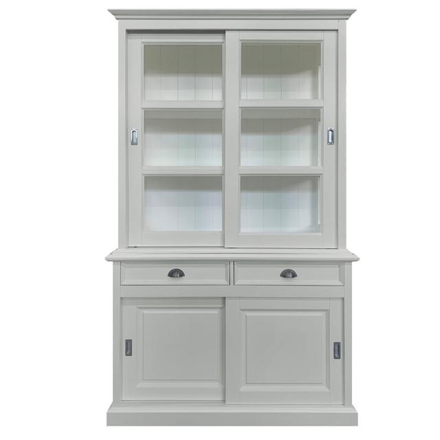 Babetta China Cabinet Rosalind Wheeler Colour: Light Grey on Productcaster.