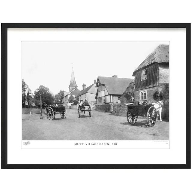 'Sheet, Village Green 1898' by Francis Frith - Picture Frame Photograph Print on Paper The Francis Frith Collection Size: 40cm H x 50cm W x 2.3cm D on Productcaster.