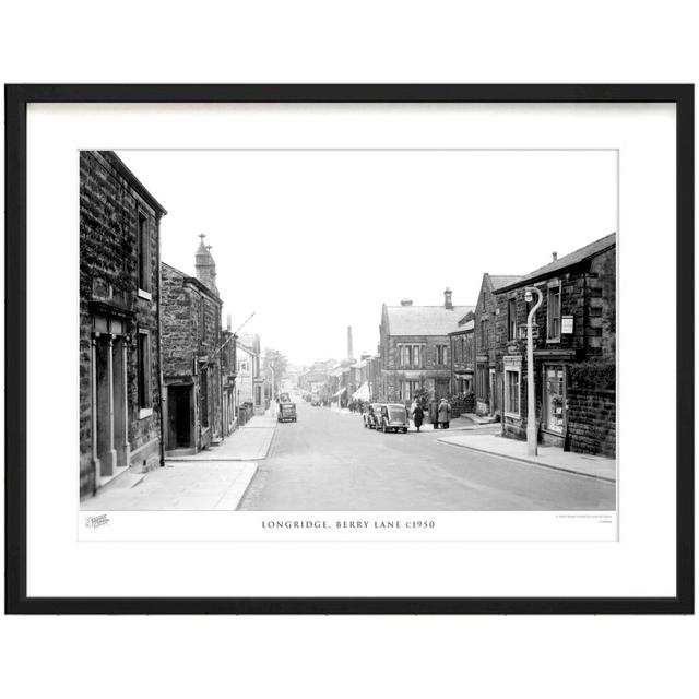 'Longridge, Berry Lane C1950' - Picture Frame Photograph Print on Paper The Francis Frith Collection Size: 40cm H x 50cm W x 2.3cm D on Productcaster.