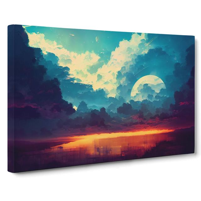 Magnificent Cloud - Wrapped Canvas Painting ClassicLiving on Productcaster.