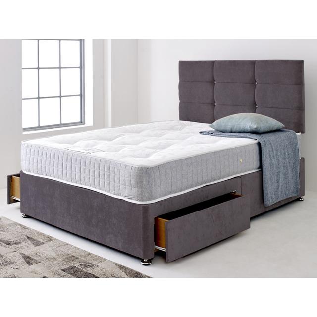 Gaylor Memory Foam Open Spring Coil Mattress White Noise Size: Kingsize (5') on Productcaster.