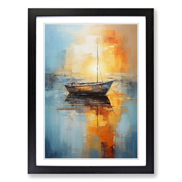 XYZ-FRM-V1223-2139 Single Picture Frame Art Prints on Wood Breakwater Bay Format: Black Framed, Size: 46cm H x 34cm W x 2cm D on Productcaster.