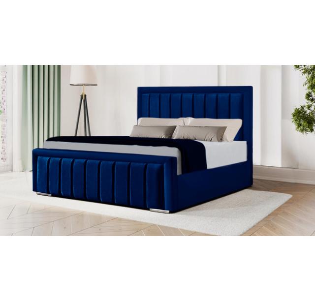 Athalla Bed Canora Grey Colour: Blue on Productcaster.