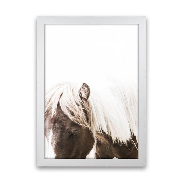 Horse III by Victoria Frost - Print Union Rustic Size: 88cm H x 64cm W x 3cm D, Format: White Framed on Productcaster.