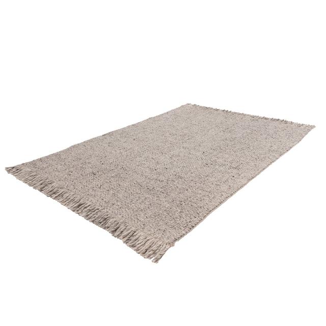 Dendron Solid Colour Hand Woven Flatweave Grey Area Rug August Grove Rug Size: Rectangle 80 x 150cm on Productcaster.